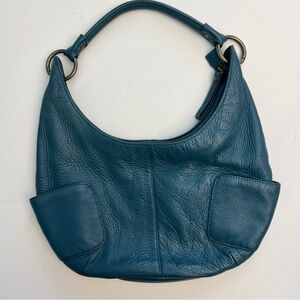 Hobo International Y2K Style Teal Shoulder Bag